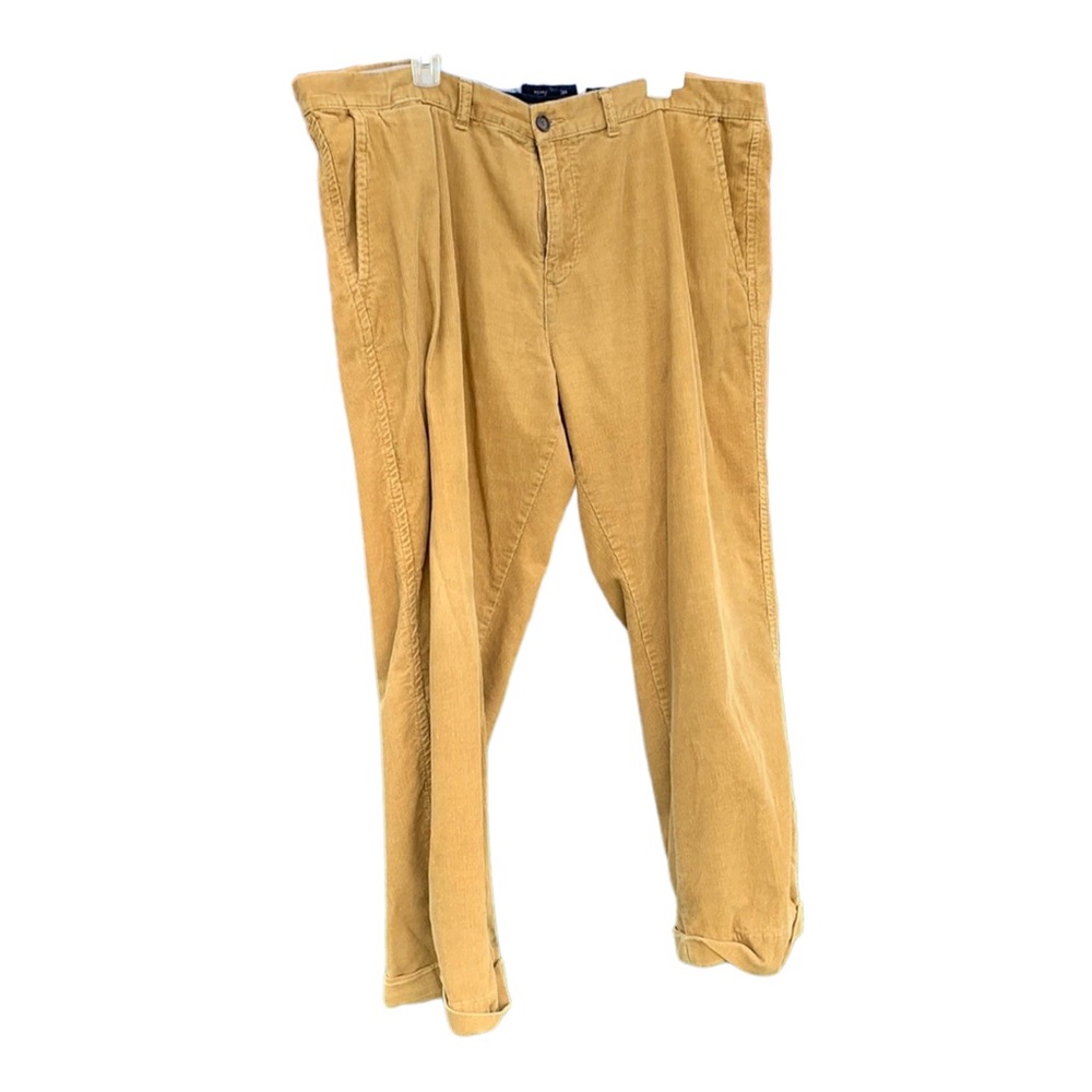 Tommy Hilfiger Mens Corduroy Pants Narrow Wale Slim Fit Tan 42x30 42 30 So Warm